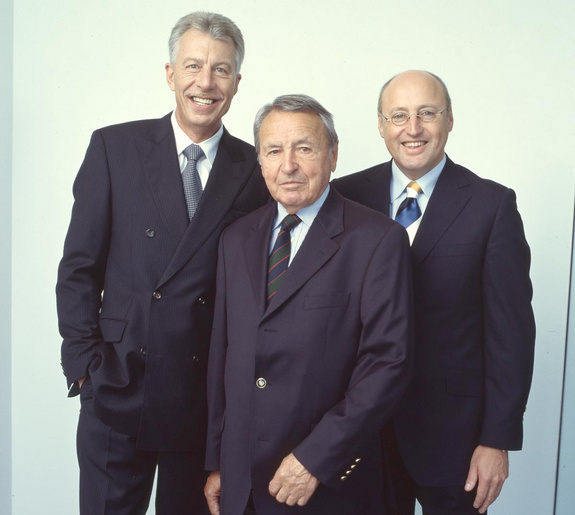 Helmut Wintgens, Willi Hammer und "Tim" Hammer (v.l.n.r.)